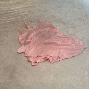 Ekouaer Two Piece Camisole and Sleep Short Set Pink Size 2XL NWT